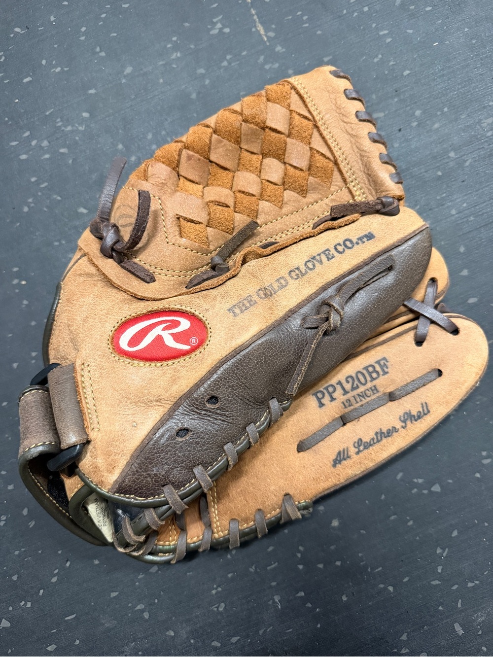 Rawlings Tan and Dark Brown Youth Baseball Glove